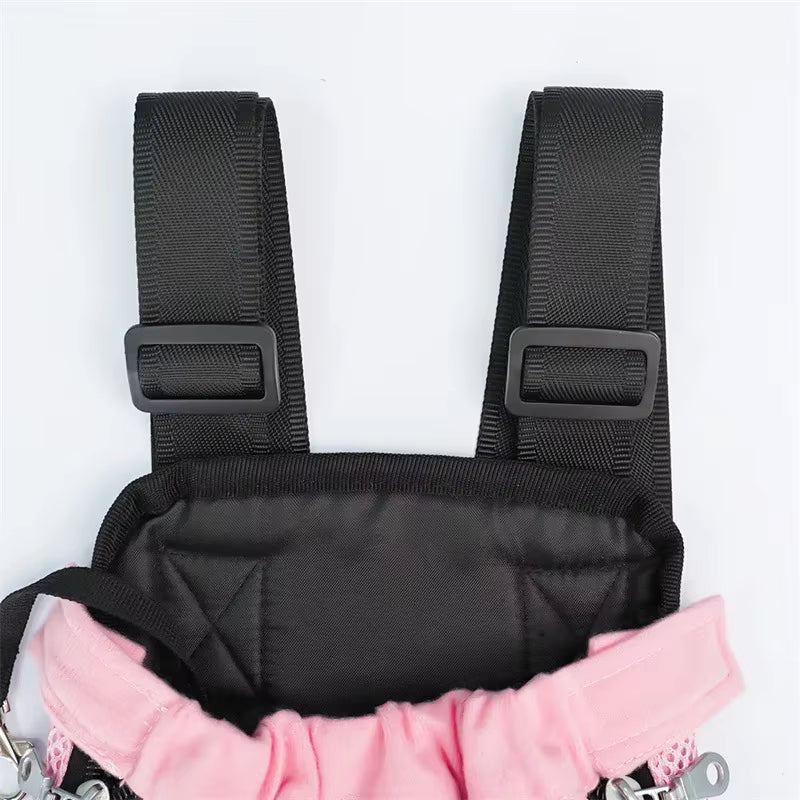 調節可能な猫＆犬用バックパックキャリー – 足出しペット用トラベルバッグ